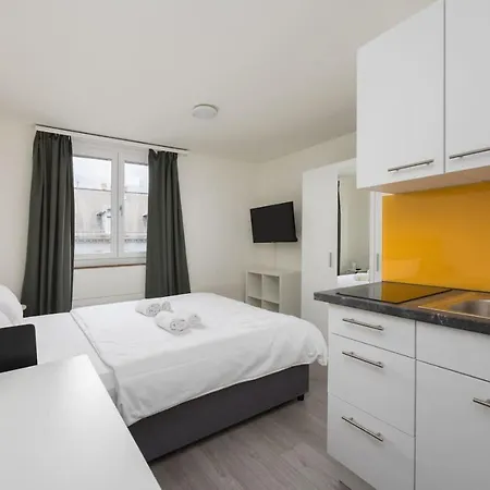 דירה Downtown Deluxe With Queen Bed Be-55 ציריך